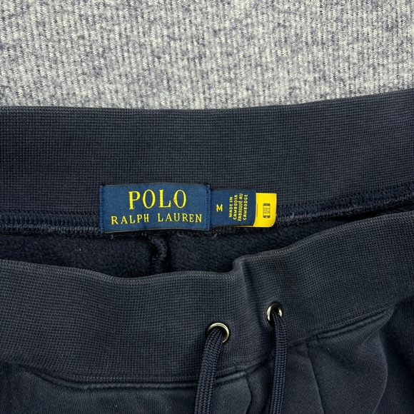 Polo Ralph Lauren Colorblock Joggers Sweatpants Navy White Green Mens M - Picture 7 of 7